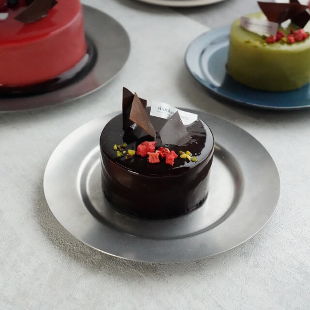 ２人用ペアホールケーキ　白金ミロワール（ショコラ）shirokane sweet TOKYO