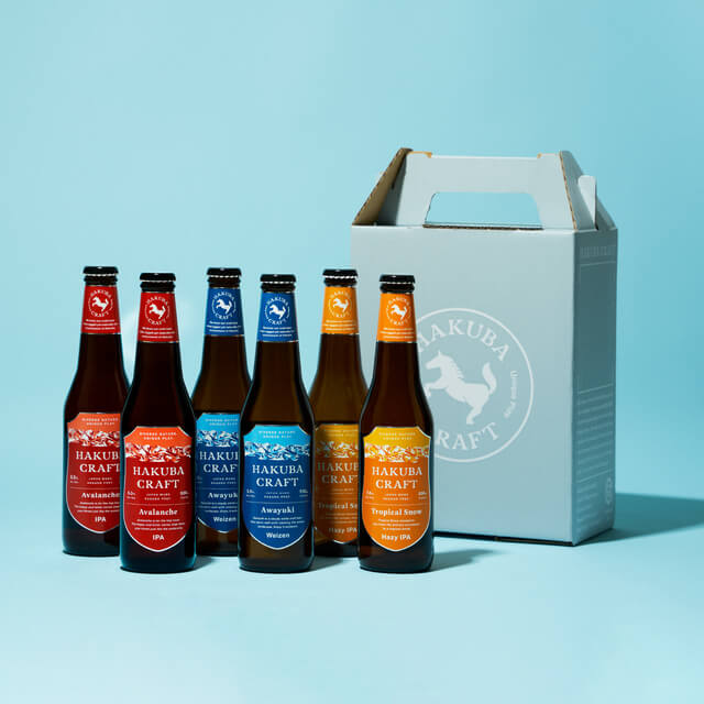 【JGBA受賞ビール】HAKUBA CRAFT 3種6本セット