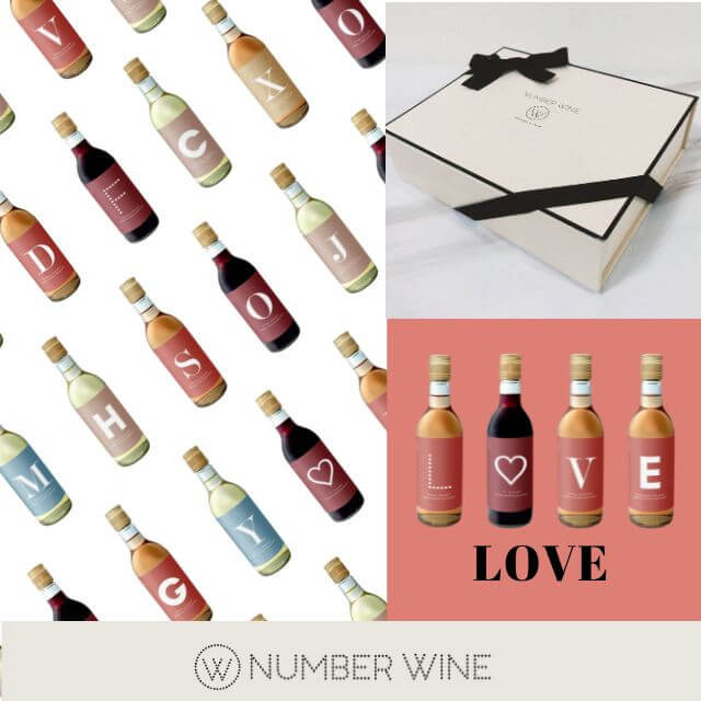 イニシャルで贈る国産ワイン「NUMBER WINE」SPECIAL GIFT BOX〈LOVE〉