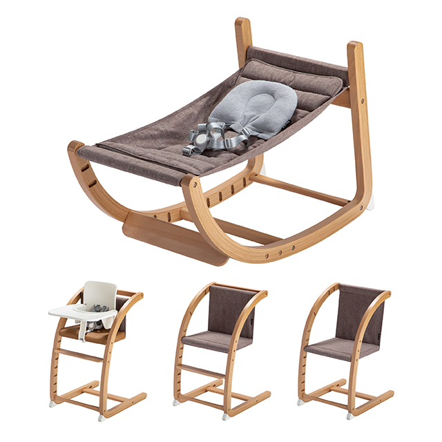 ファルスカ スクロールチェアOne ココアブラウン