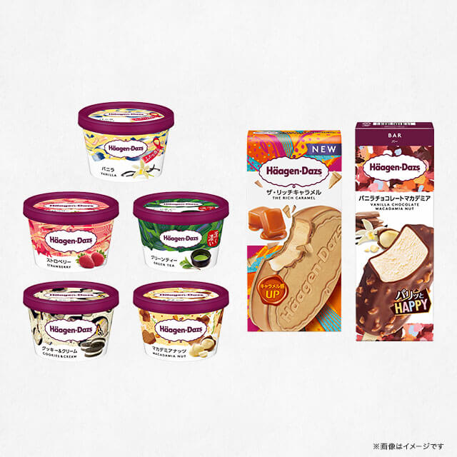 ハーゲンダッツ　各種　いずれか1点引換券（販売不可）