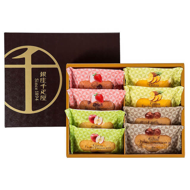 「銀座千疋屋」 銀座フルーツフィナンシェ 8個
