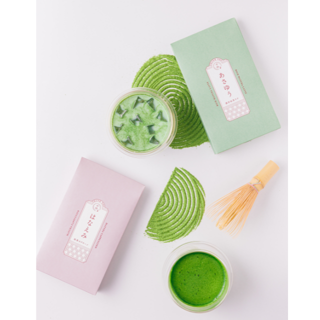 宇治抹茶ラテ・カプチーノ2種飲み比べセット