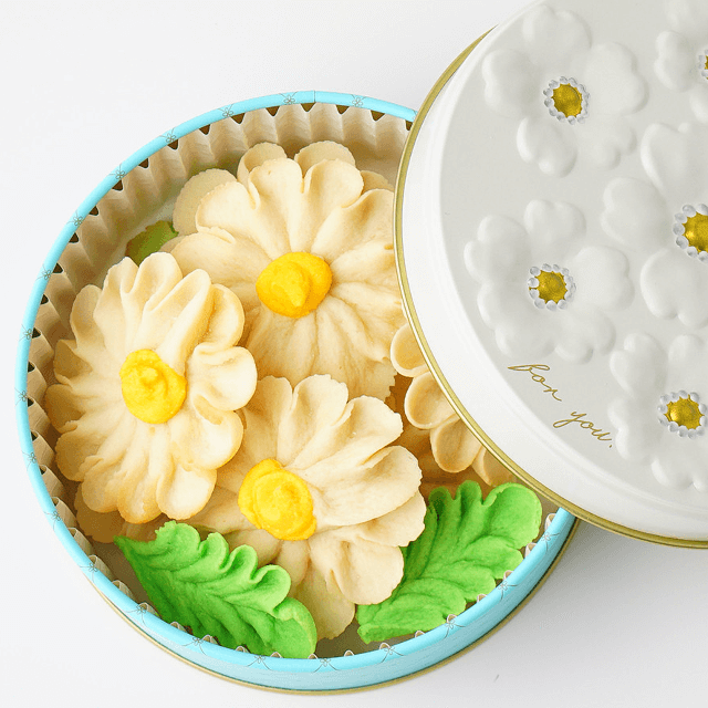 お花のぼうろ/2缶セット【マーガレット】