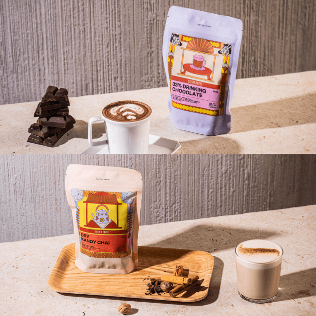 おうちで簡単！色々使えるチャイ茶葉 & チョコレートパウダーセット