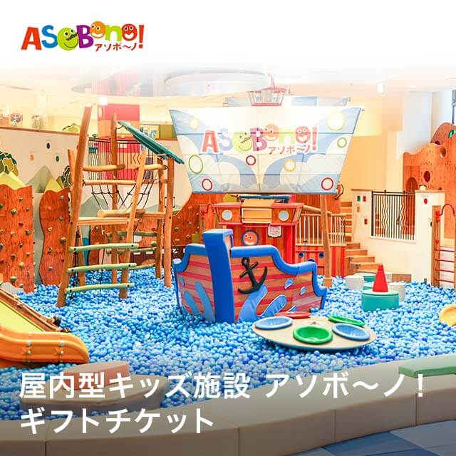 屋内型キッズ施設　アソボ～ノ！ギフトチケット 4,800円