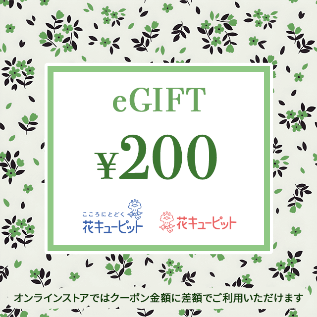 全国共通　花とみどりのeチケット 200円