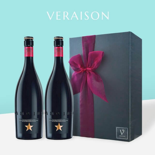 ムビール ギフト イネディット2本セット リボン化粧箱