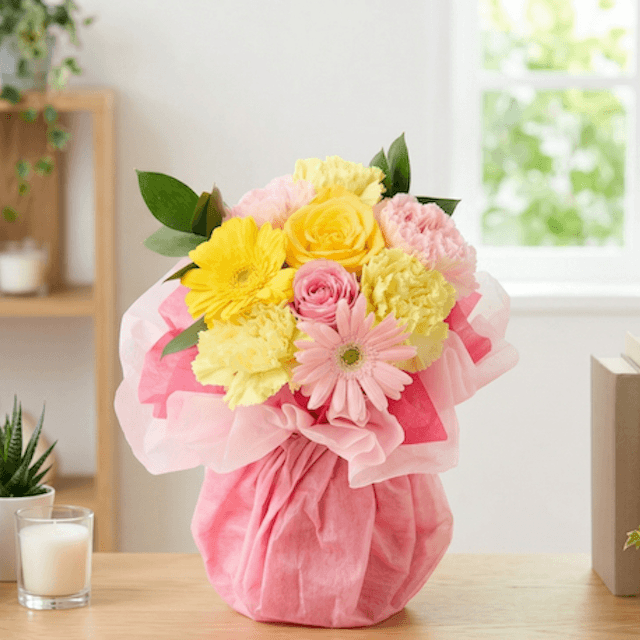 そのまま飾れるブーケ(カラフル)