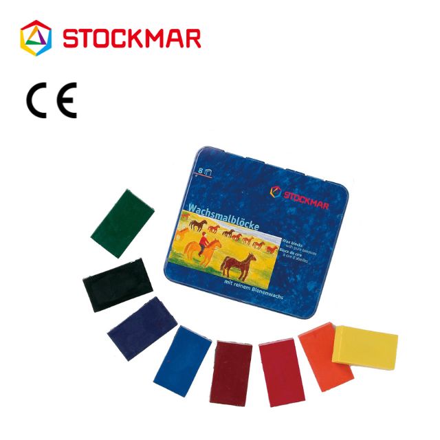 シュトックマー みつろうクレヨン ブロック 缶